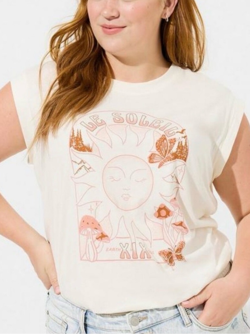 Torrid Sleeveless Relaxed Fit Graphic Top
